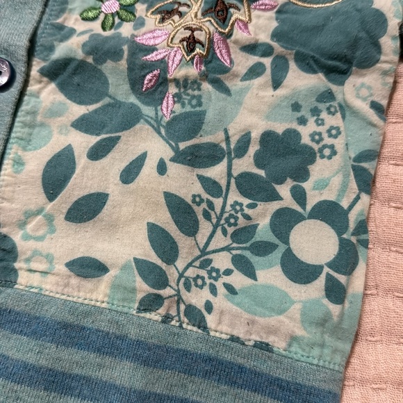 Colorful Floral Kids Cardigan - Picture 6 of 8